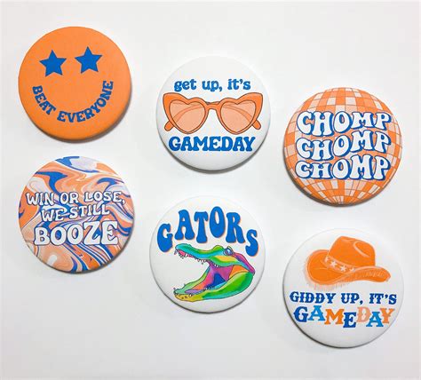 game day sorority buttons|game day pins for coaches.